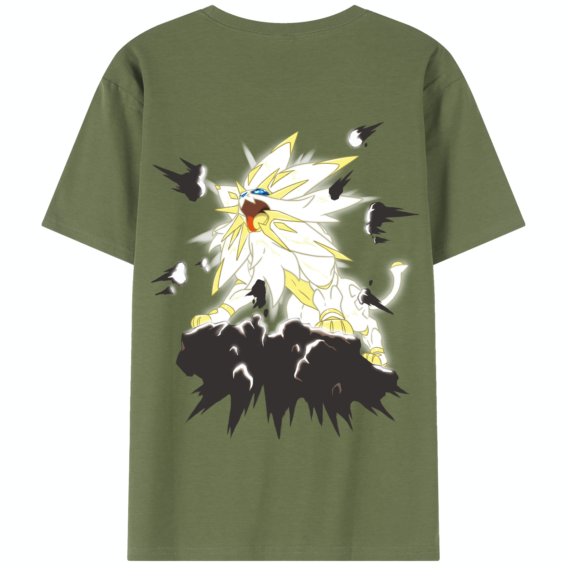 （画像用） ポケットモンスター Pokémon 綿100％半袖Tシャツ（背面プリント）